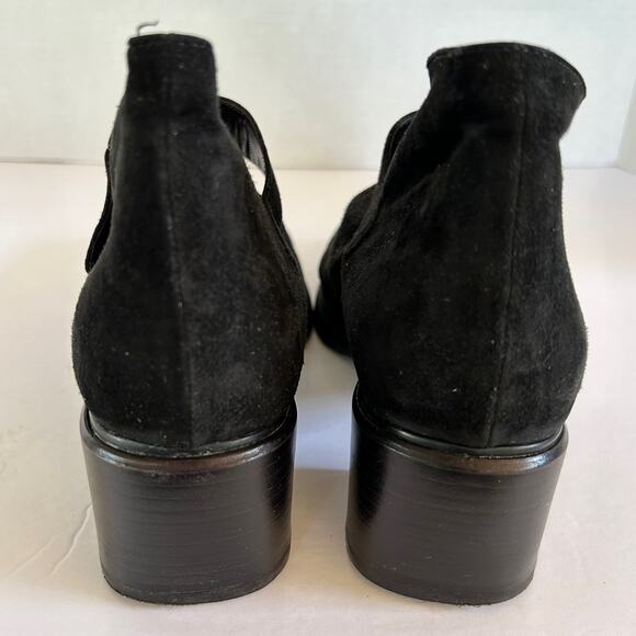 Vintage Krizia By Ilga Suede Ankle Boots Women's Sz 37 1/2 (US Sz 7) - Picture 4 of 10